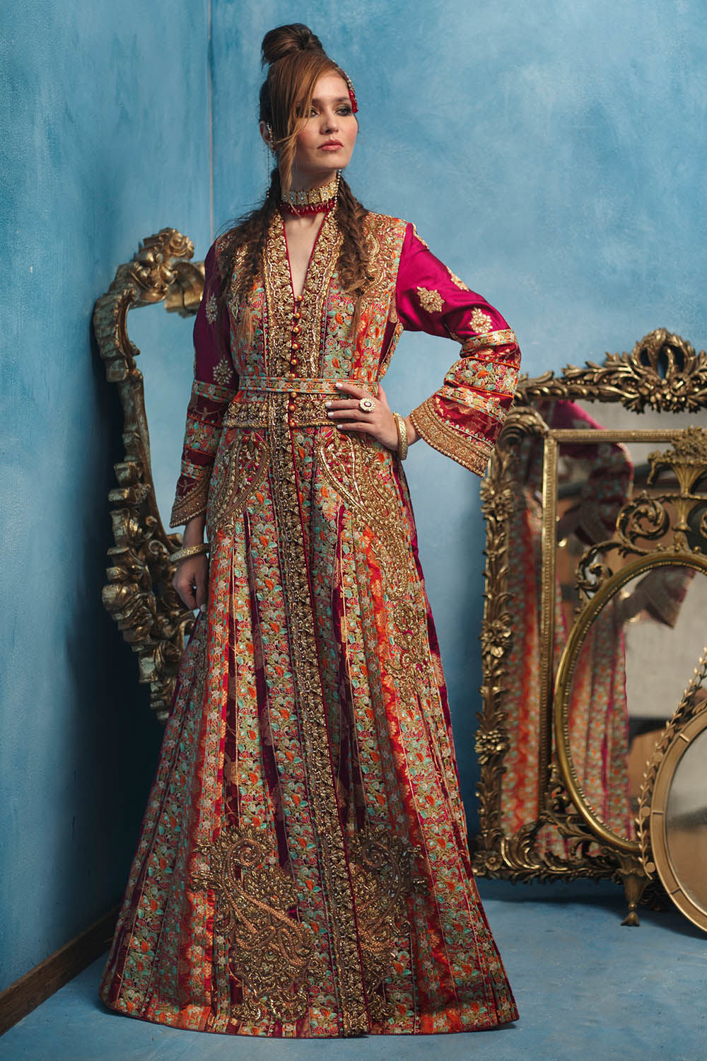pure raw silk dresses Peach Bloom  Pure Raw Silk 3 Piece Dress