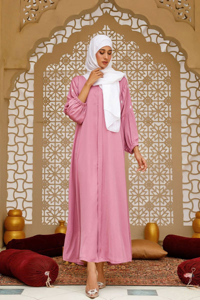Hijabi - Precious Pink Abaya - Studio by TCS