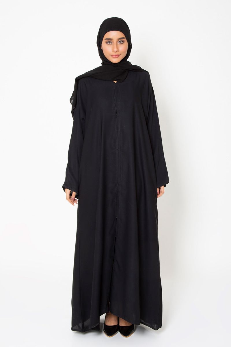 blue dress for baby girl Urban style Black waterproof abaya with harem pants and zippers, rainc   ScarfTurbanHijab