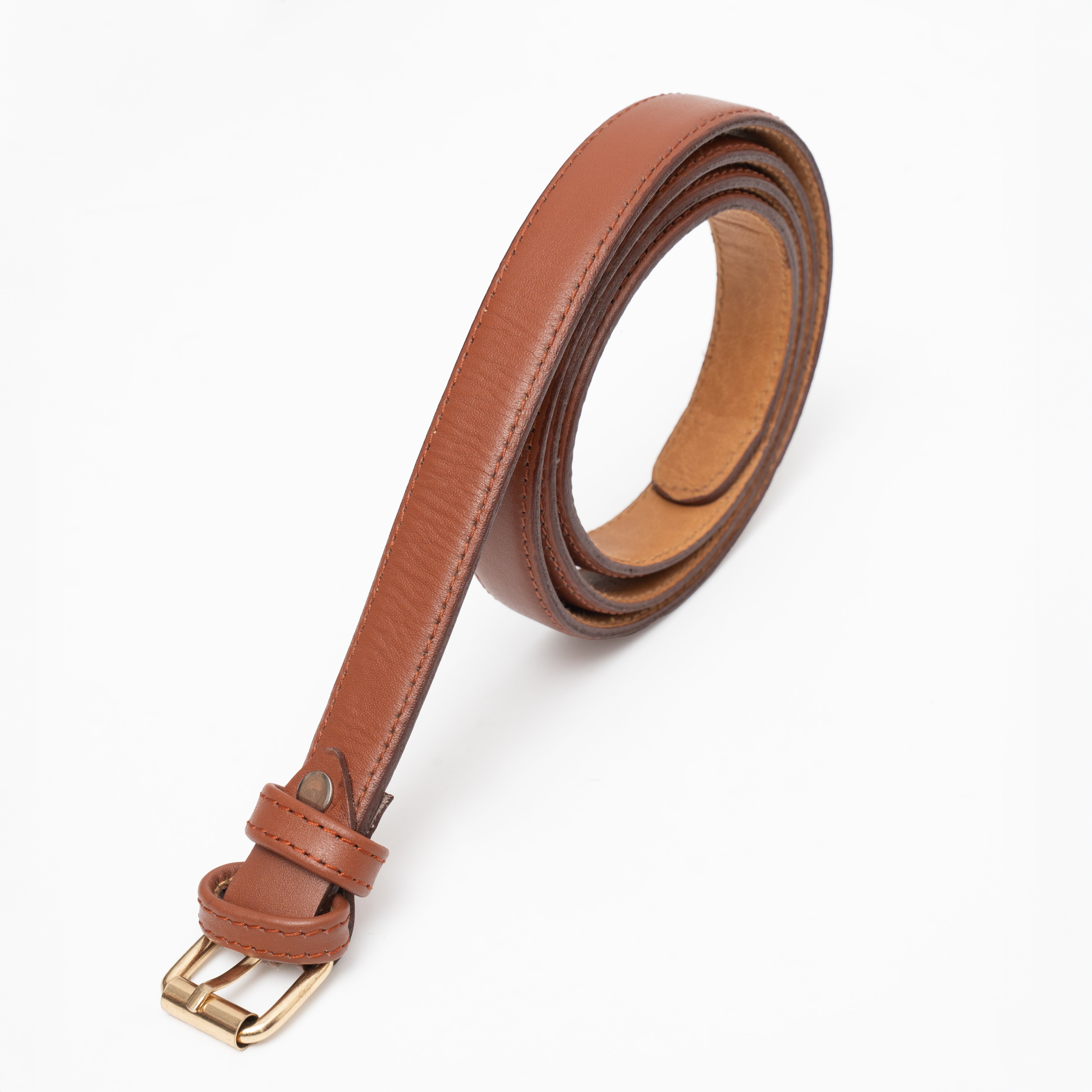 Shop Zahraas Chic Leather ladies Belt Brown | Studio by TCS