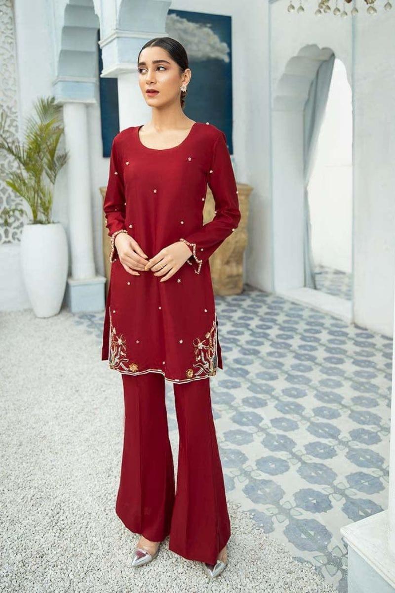 Allure by Ih - Nostalgic - Katan Silk - Burgundy - 3 Piece - Studio by TCS
