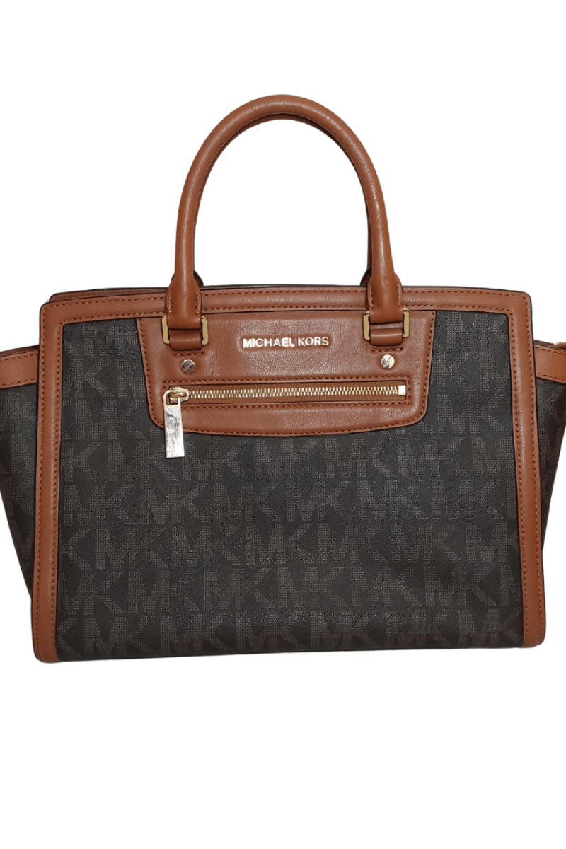 Pre Loved Treasures Michael Kors Monogram Large Selma Satchel Studio by TCS