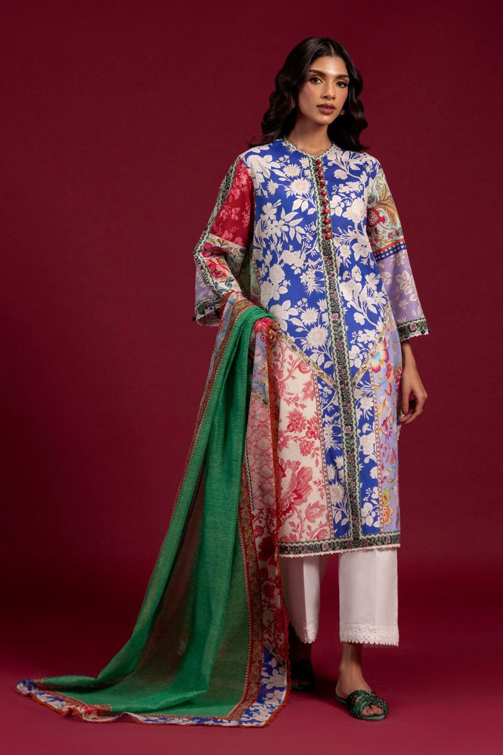 Sana Safinaz - H251-006A-2D - Lawn - 2 Piece - Unstitch