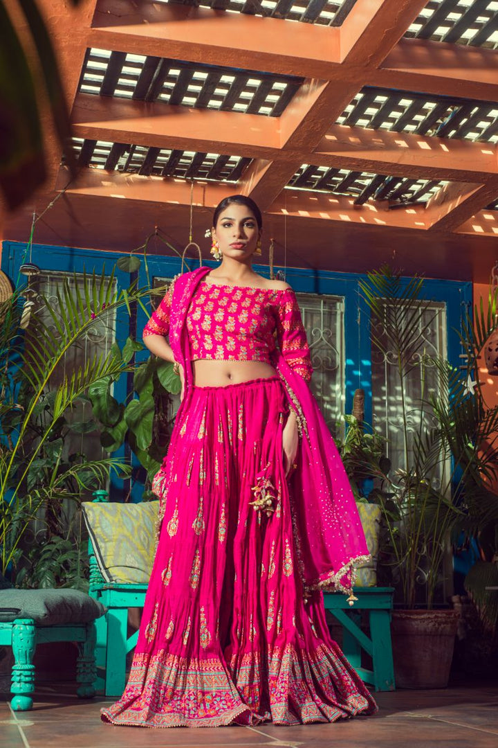 Yasmin Zaman - Haya - Hot Pink - 3 Piece