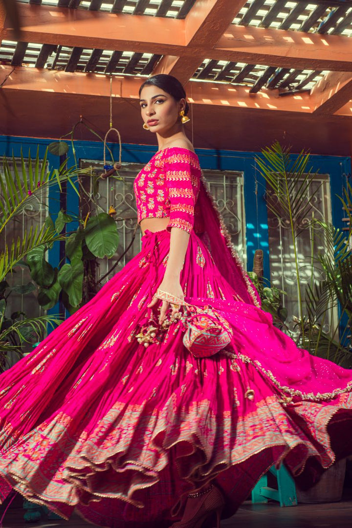 Yasmin Zaman - Haya - Hot Pink - 3 Piece