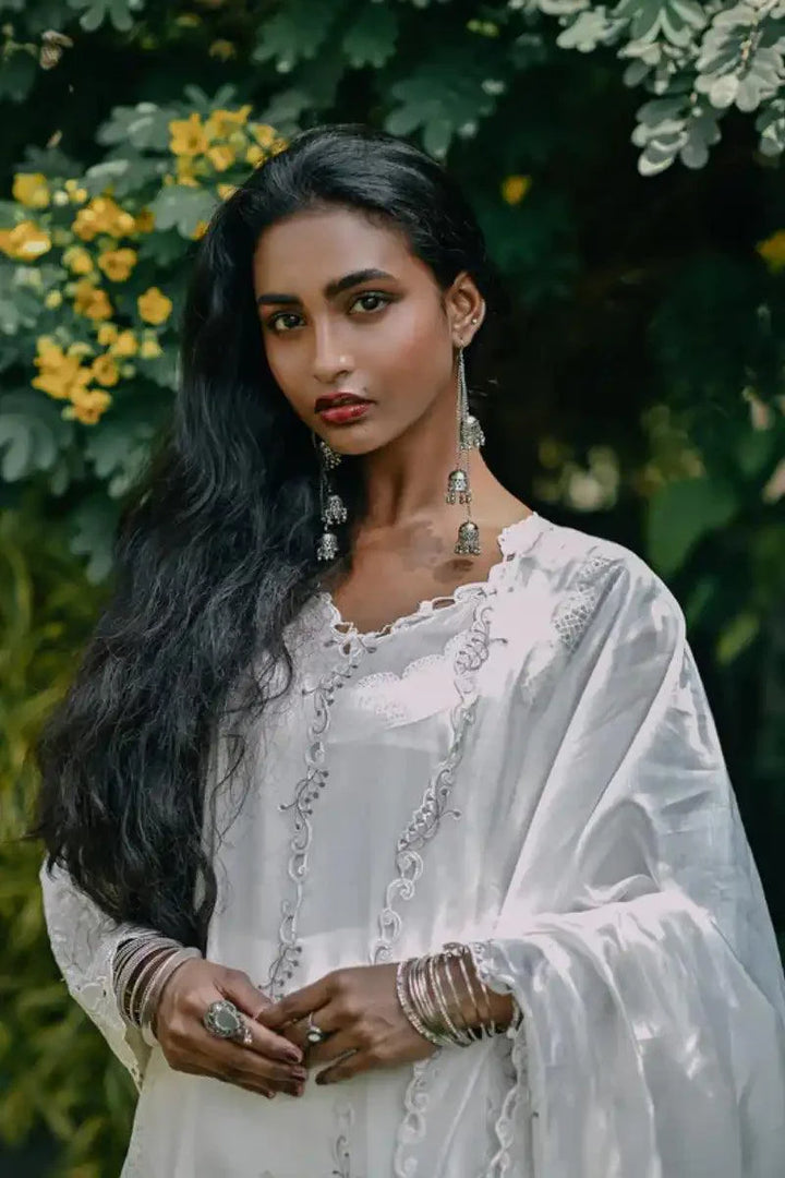 Sanam Chaudhri - KASHAN-E-CHANDNI - Cotton Silk - 4 Piece