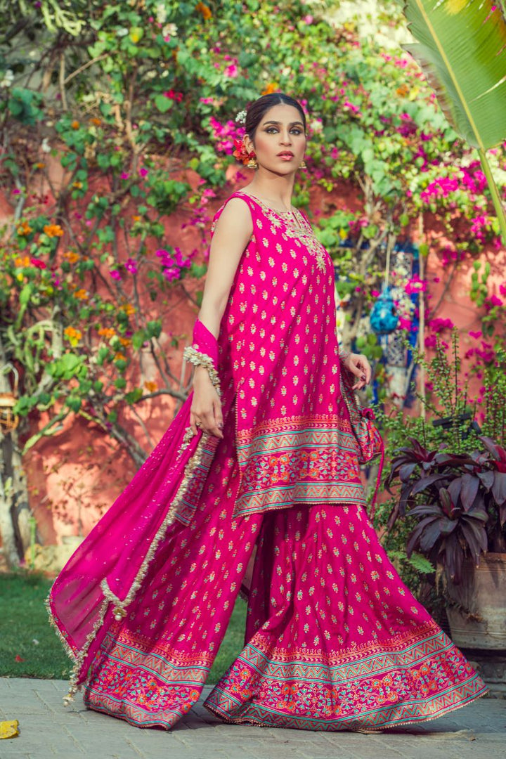 Yasmin Zaman - Miral - Hot Pink - 3 Piece