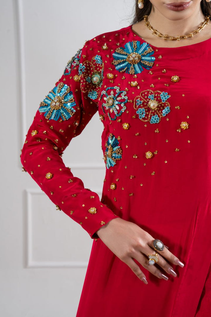 Maria Osama Khan - Nova - Fushcia Pink - Grip & Korean - 2 Piece