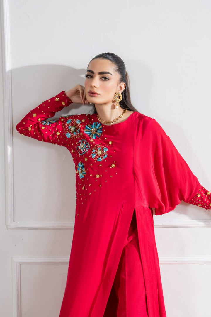 Maria Osama Khan - Nova - Fushcia Pink - Grip & Korean - 2 Piece