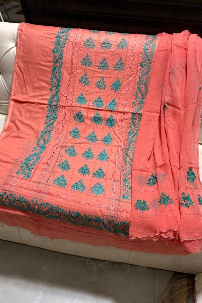 Design by Amina - Hand Embroidered Lawn 3 Piece - 15 - Studio by TCS