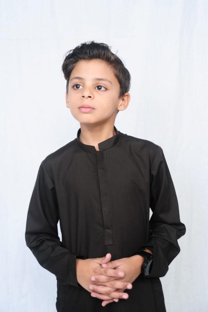 Mom4Little - Dark Brown shalwar kameez set