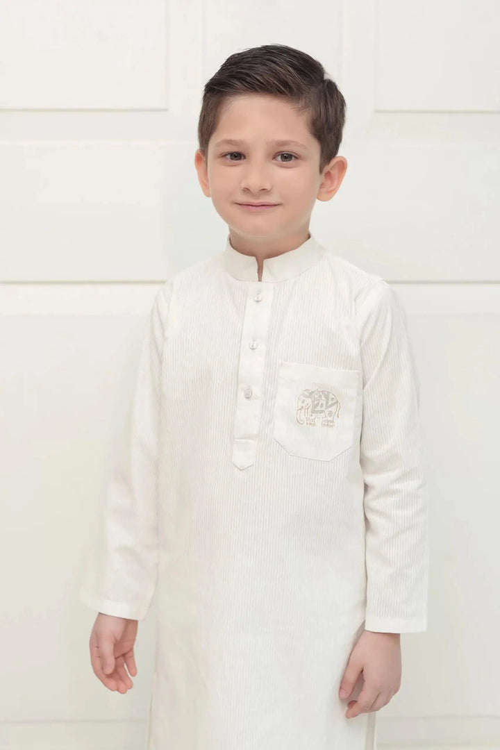 Shehrnaz - SHKK-984 - White - Block Print - 2 Piece - Studio by TCS