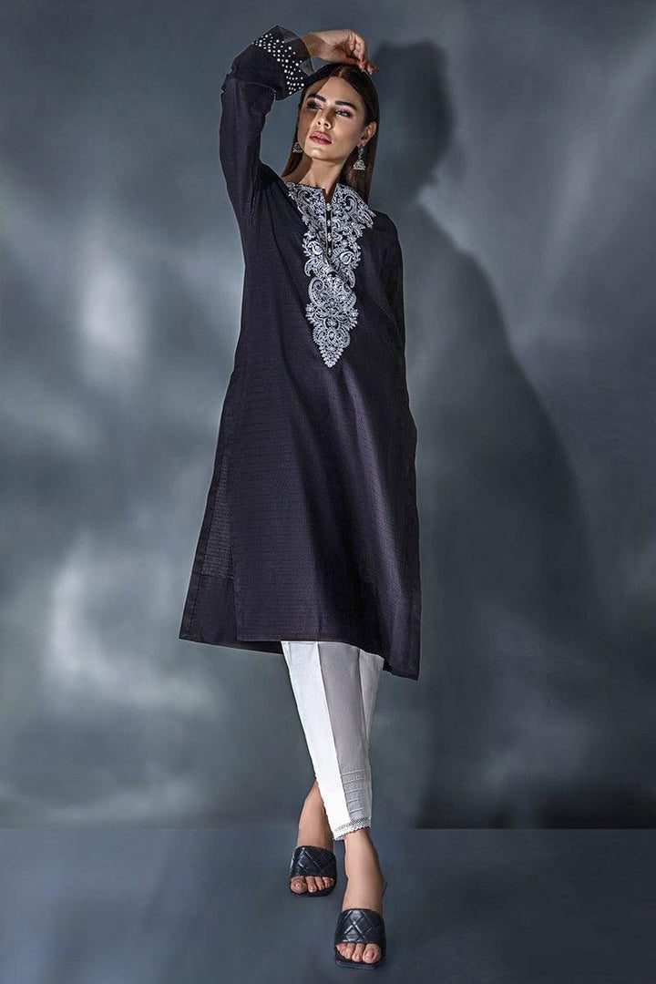 Malook - Lesoir - Black - Embroidered - 1 Piece - Studio by TCS