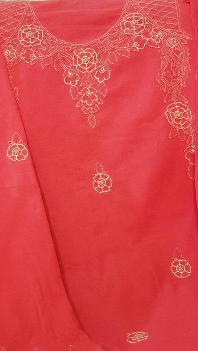Khana-e-Ring - Coral Pink Pure Lawn Shirt and Dupatta- 2 PC - 504111 - Studio by TCS