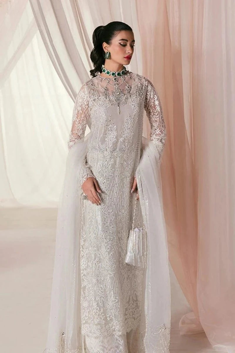 White net 2025 shirts pakistani