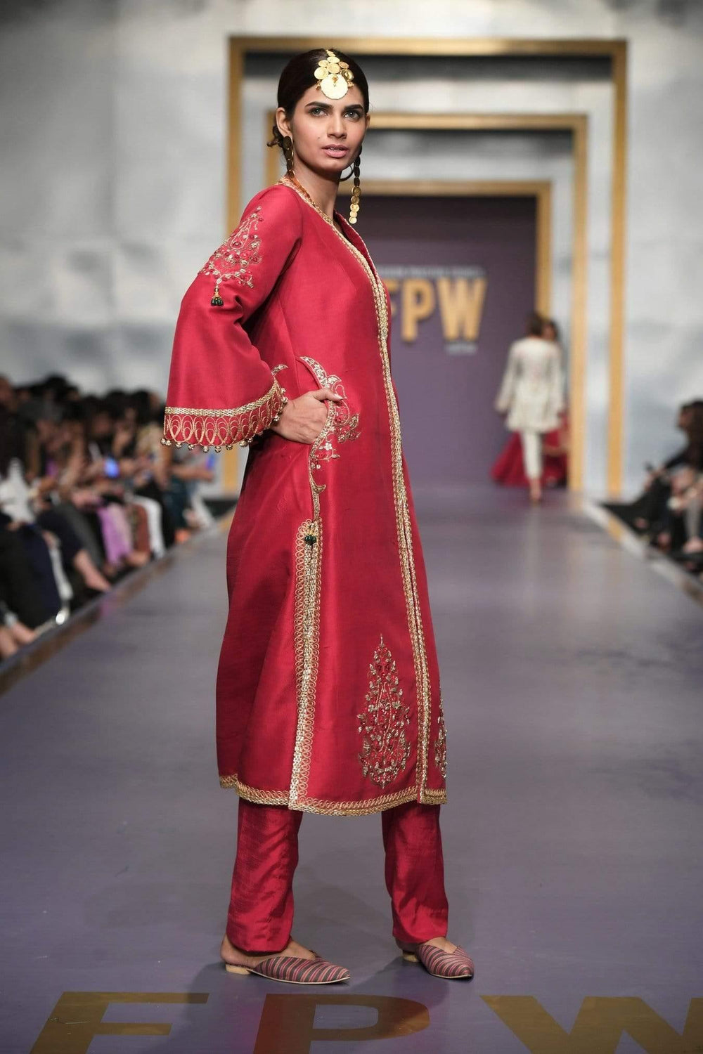 Yasmin Zaman - Red Jacket - F-186