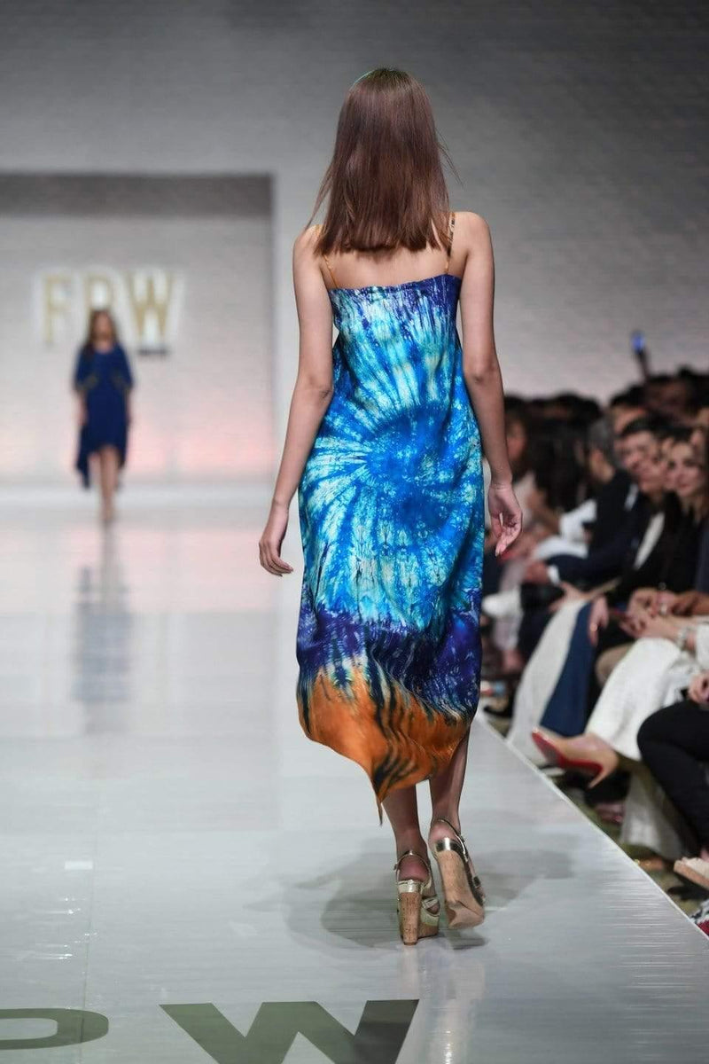 Yasmin Zaman Tie Dye Handkerchief Dress 1 Piece Studio by TCS