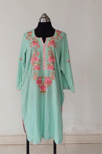 Mehr - RE 04 - Tunic - Green - Chickan - 1 Piece - Studio by TCS
