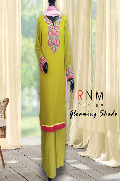 RNM Designs - Gloaming Shade (Lime) - Leme Green - 3 Piece Suit - Studio by TCS