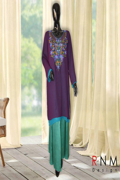 RNM Designs - Lovely Lupines - Aubergine - 2 Piece Suit - Studio by TCS
