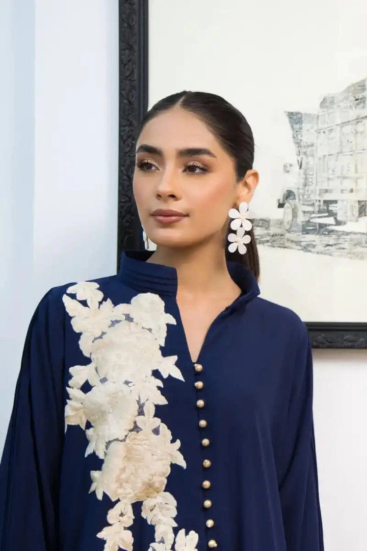 Shehrnaz - SHK-1105 - Navy Blue - Studio by TCS