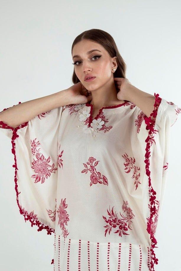 Sana Safinaz - Off White Boxy Kurta - SS22BSP185 - Studio by TCS