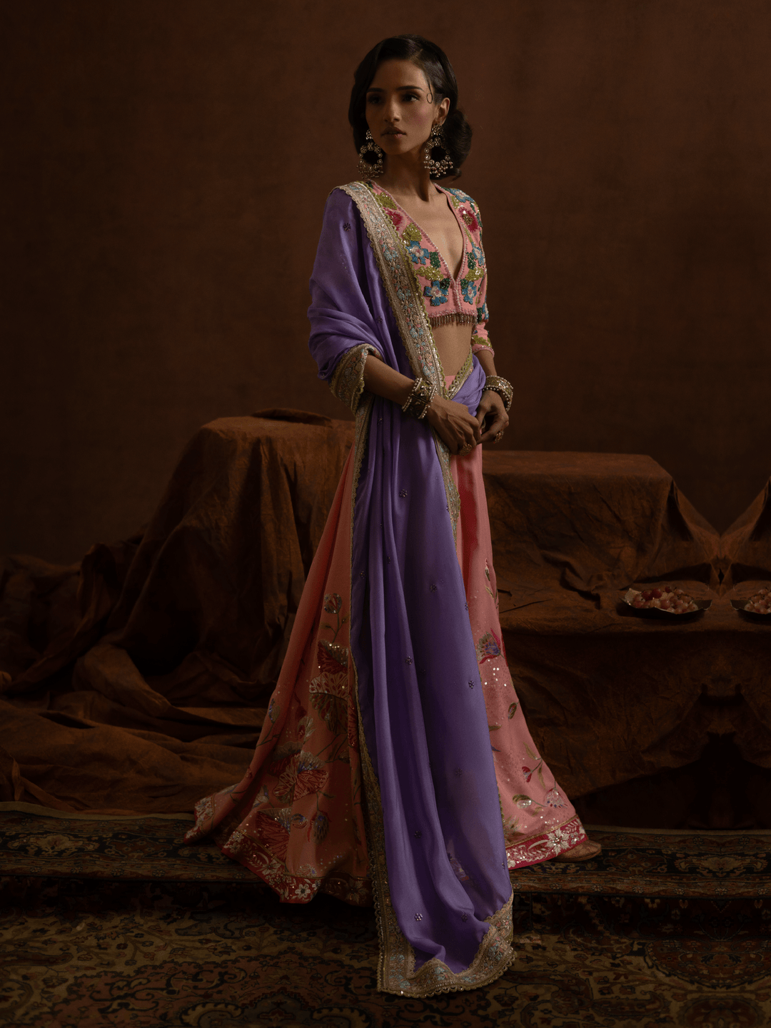 Sanam Chaudhri Fehroza Pakistani bridal outfit, ordered from abroad