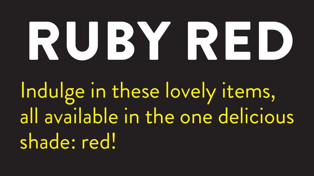 Ruby Red – Studio by TCS