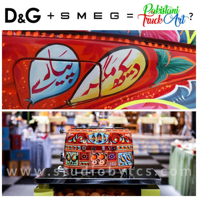Are D&G + SMEG's Kitchen Appliances Inspired By Pakistani Truck Art?