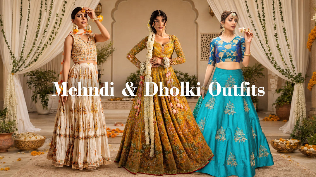 Mehndi Outfits & Dholki Dresses | Pakistani Designers