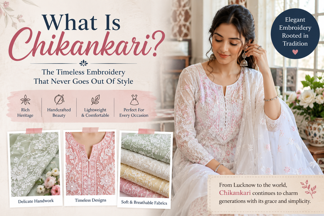 What Is Chikankari? A Complete Guide to the Embroidery Style Everyone Is Wearing