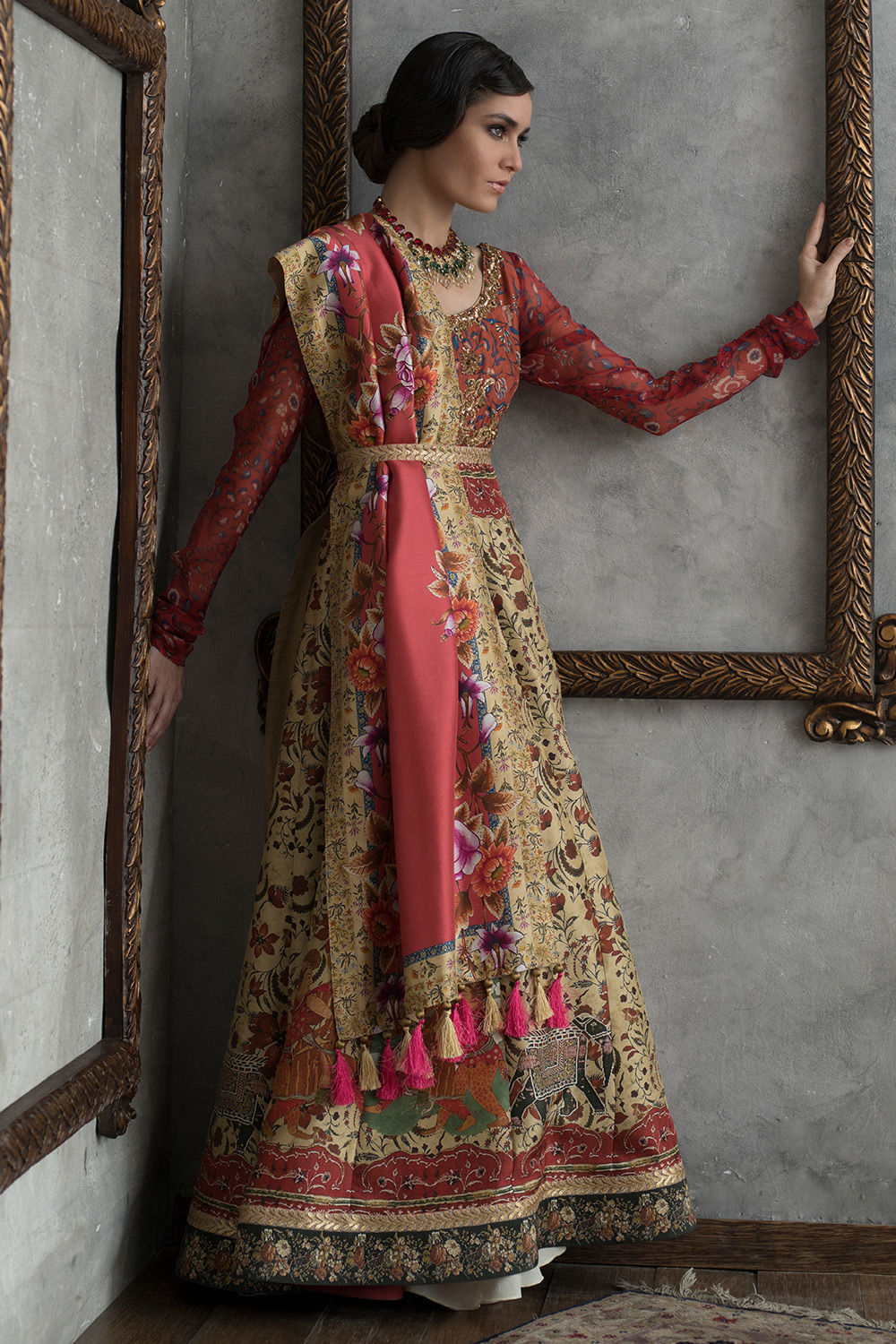 Shamaeel - INDIAN CHINTS - Raw Silk