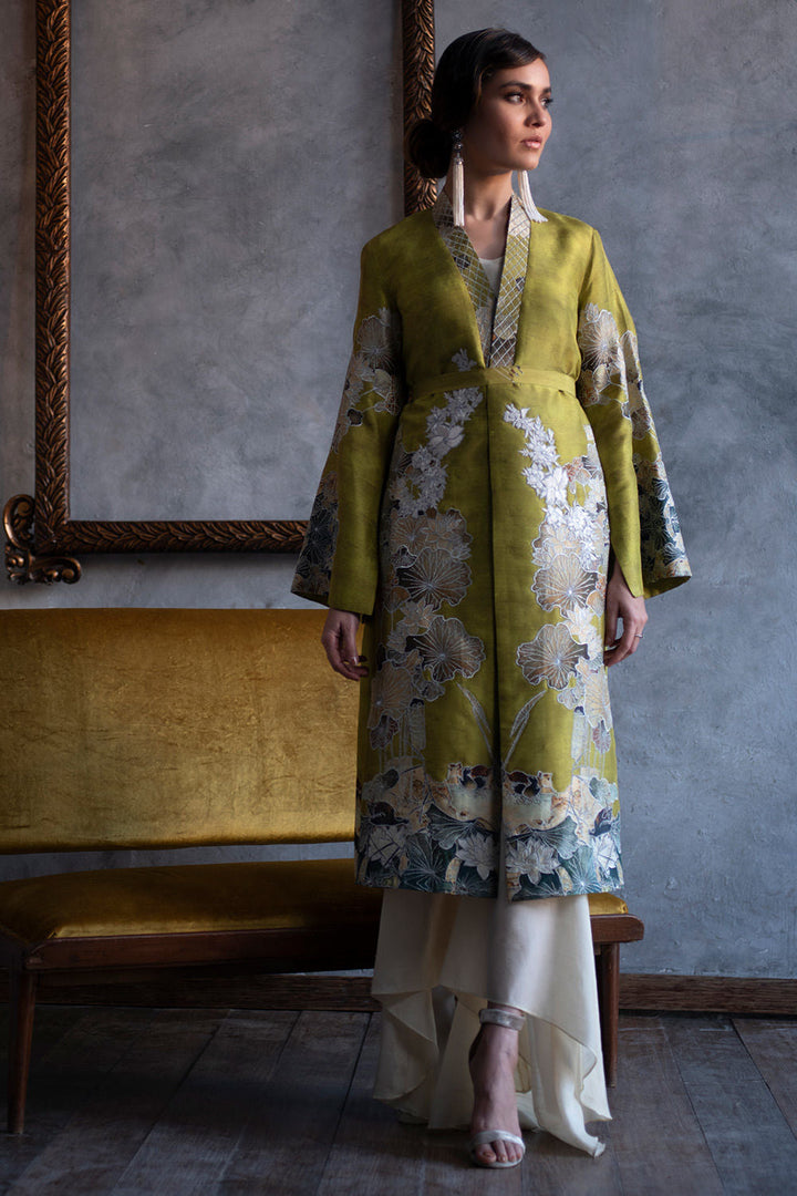 Shamaeel - GREEN RESORT - Raw Silk