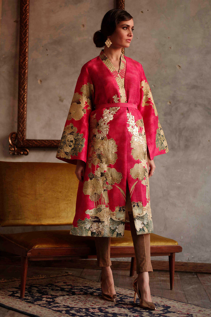 Shamaeel - PINK RESORT - Raw Silk