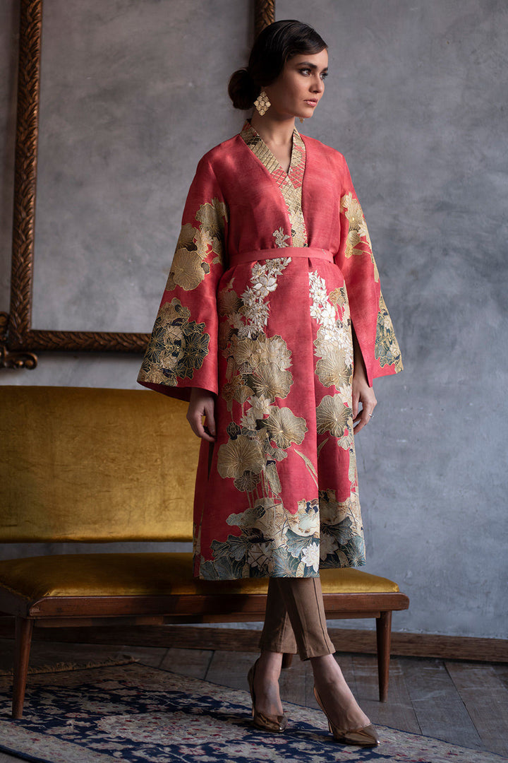 Shamaeel - PINK RESORT - Raw Silk