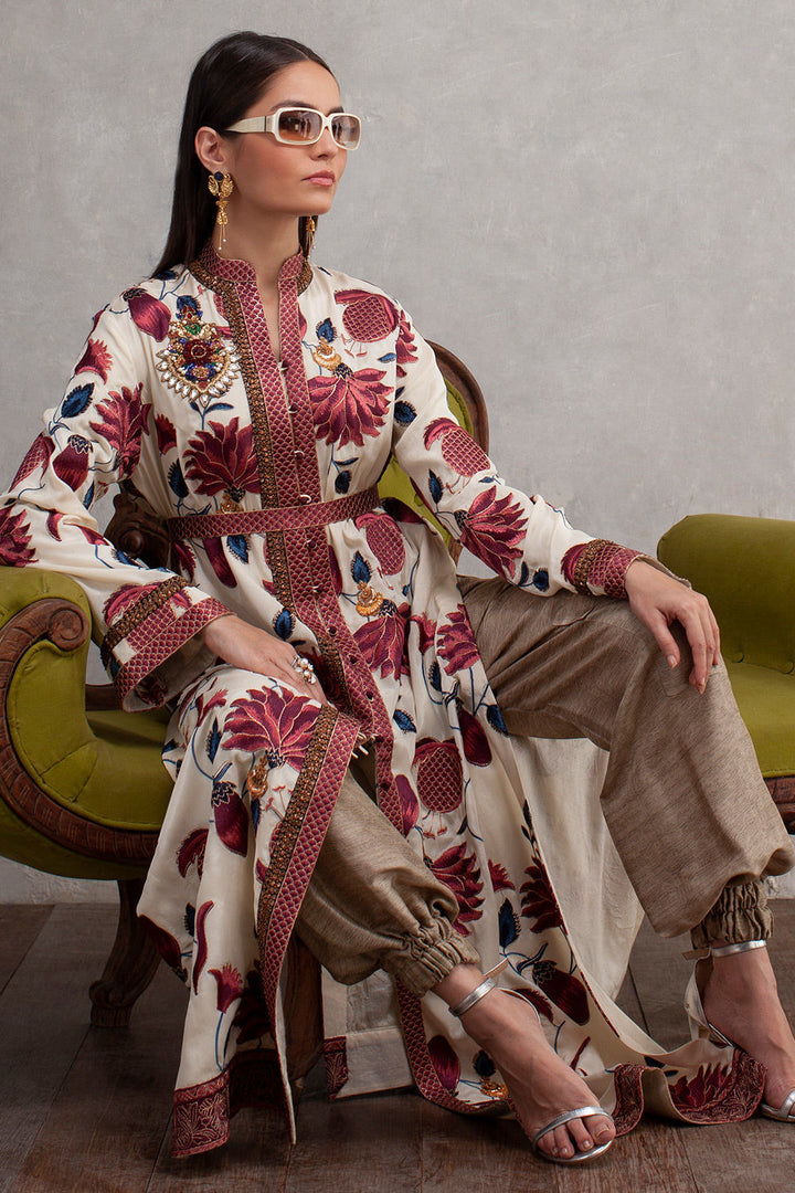 Shamaeel - CHINTZ LUXURY COAT - Viscose Silk