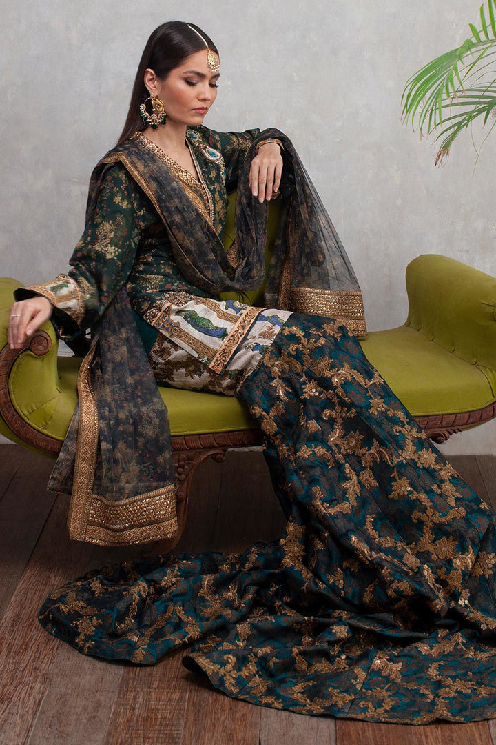 Shamaeel - SAFAVID10 - Raw Silk & Brocade