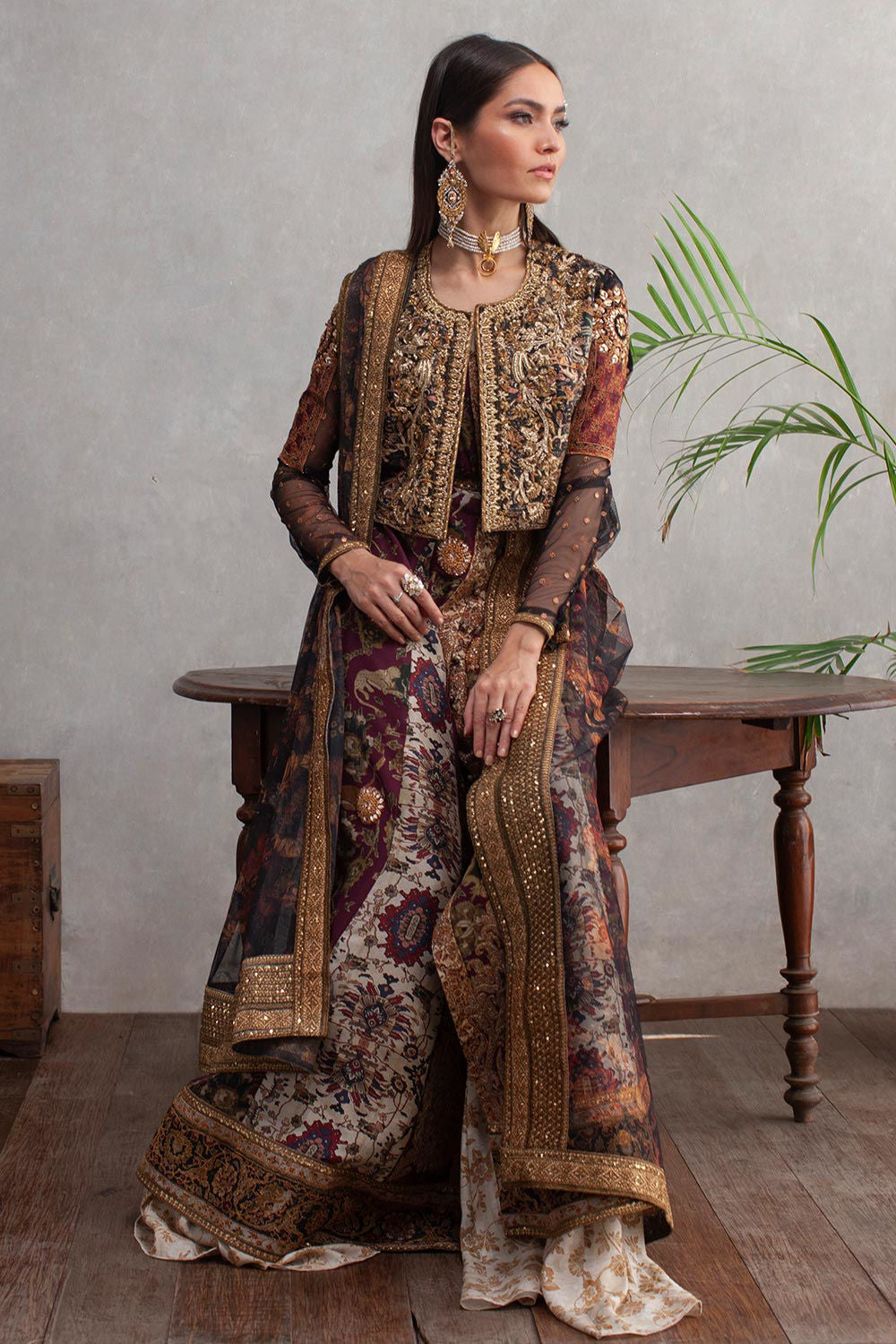 Shamaeel - SAFAVID2 - Raw Silk & Soft Net/Raw Silk