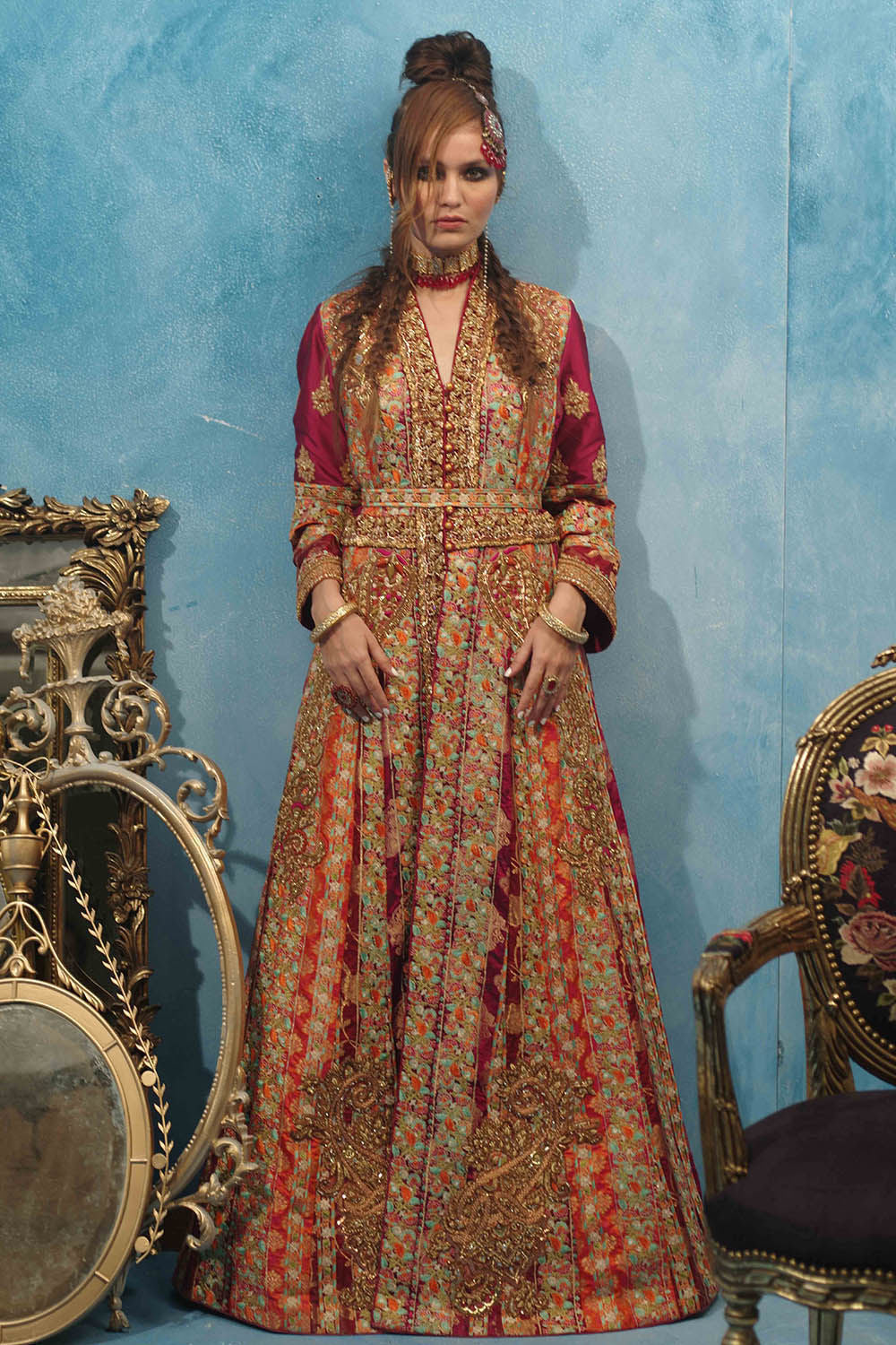 Shamaeel - Darogha Bridal - Pure Raw Silk/Brocade