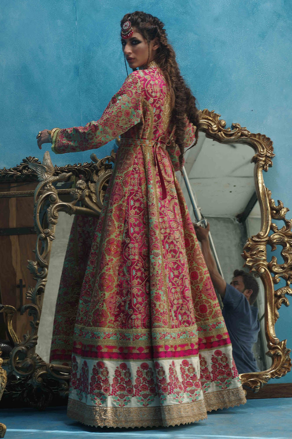 Shamaeel - Kashmiri Coat - Pure Raw Silk