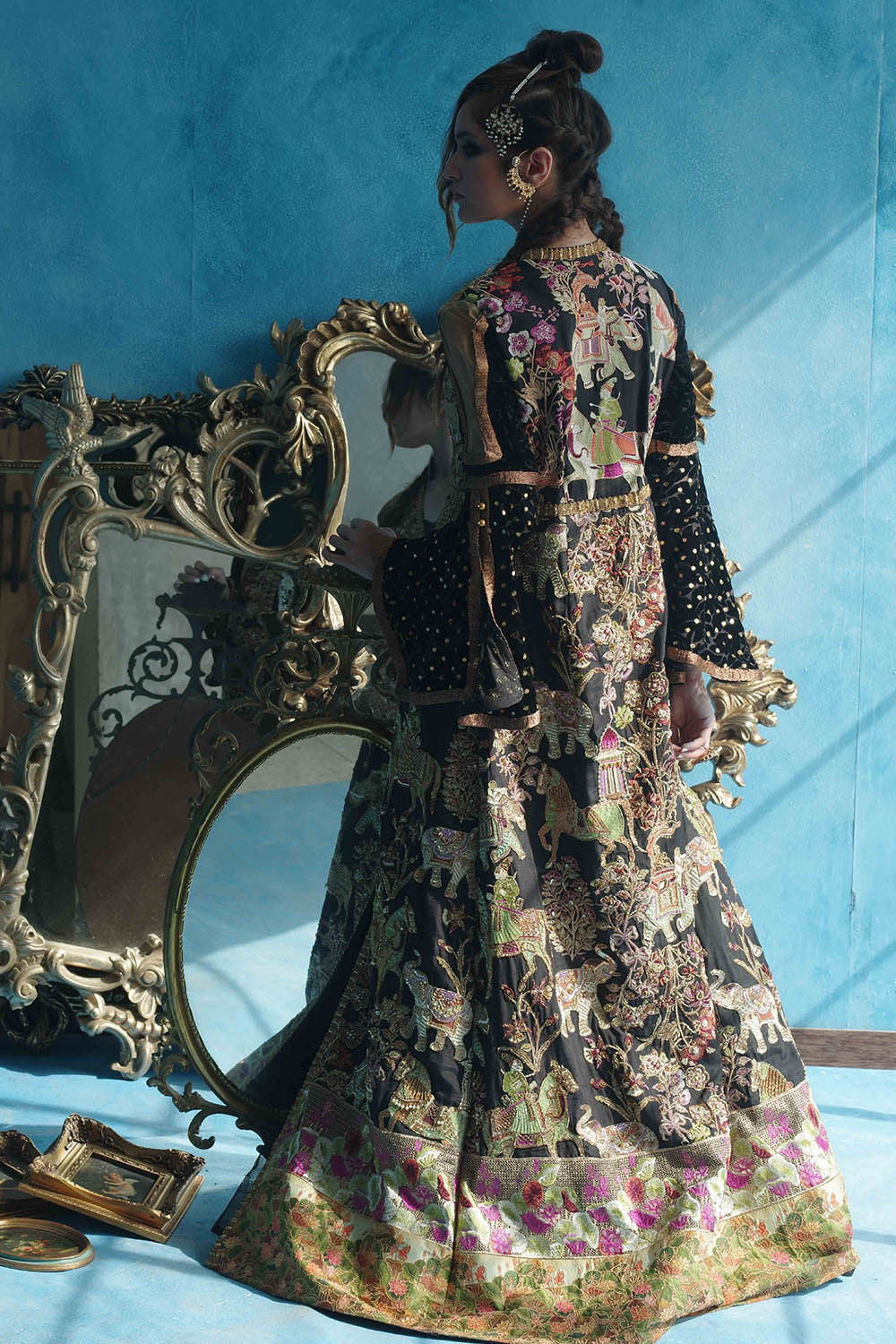 Shamaeel - Landscape - Pure Raw Silk & Palachi/Embroidered Silk