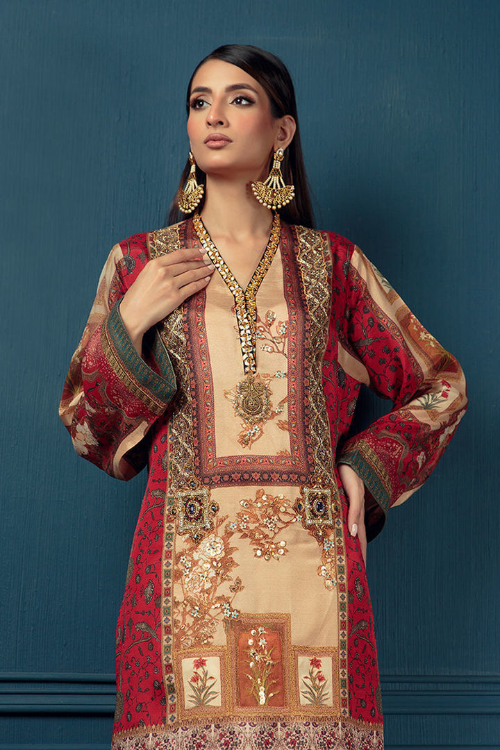 Shamaeel - Pinch Red - Viscose Silk