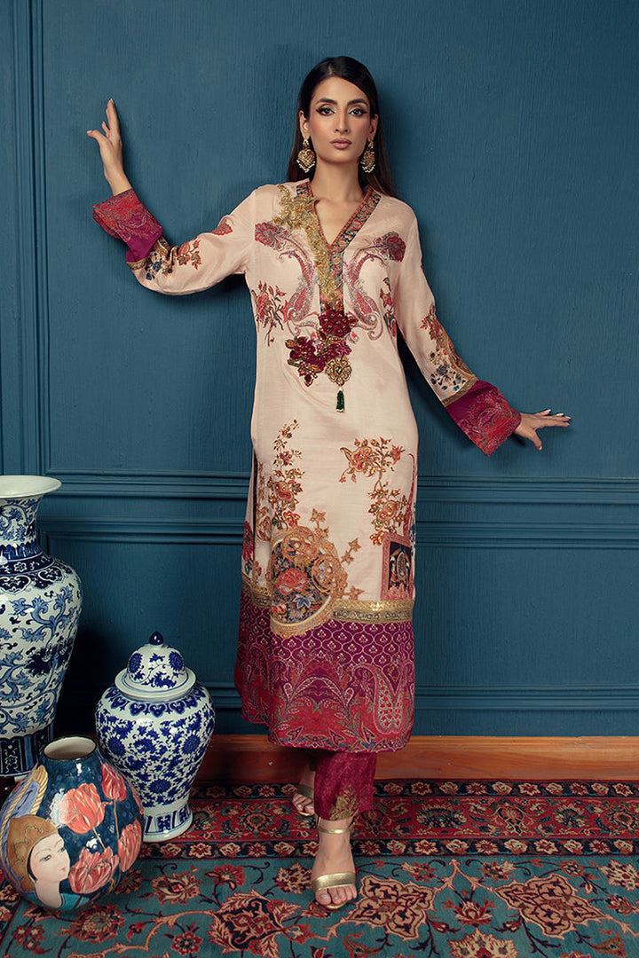 Shamaeel - Dove - Viscose Silk