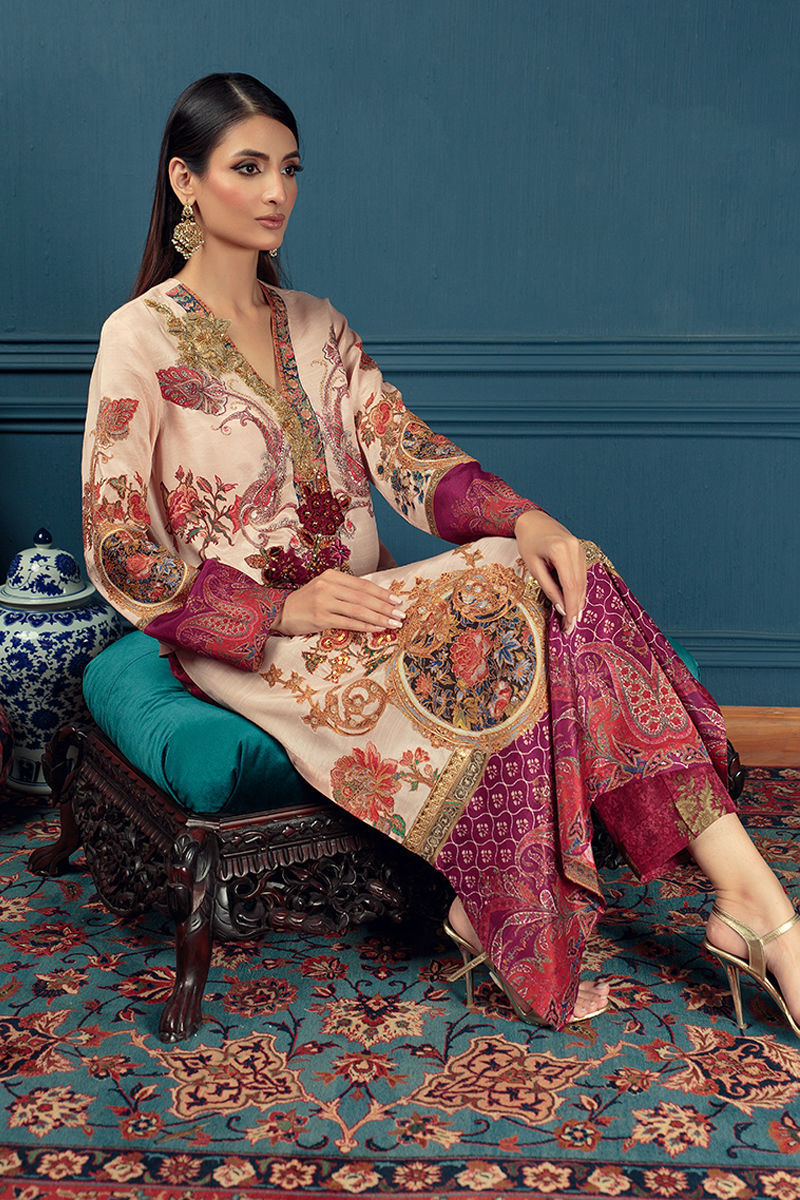 Shamaeel - Dove - Viscose Silk