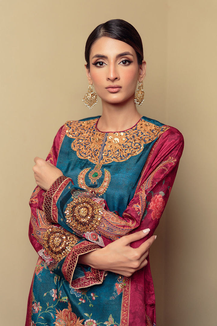 Shamaeel - Evening Blues - Viscose Silk