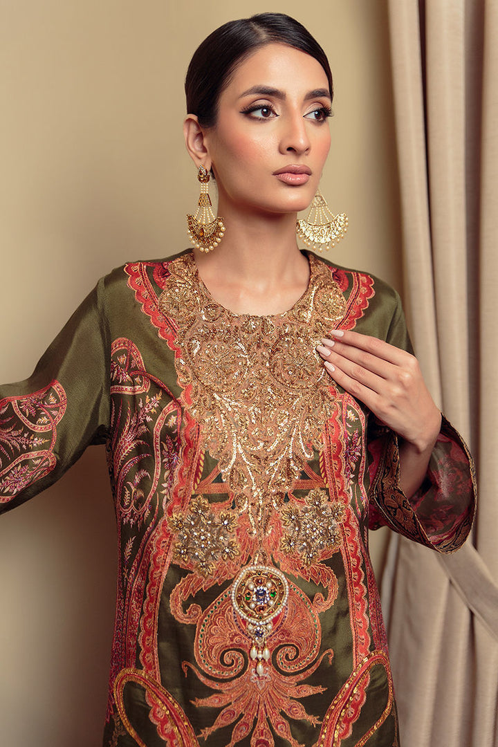 Shamaeel - Olives - Viscose Silk