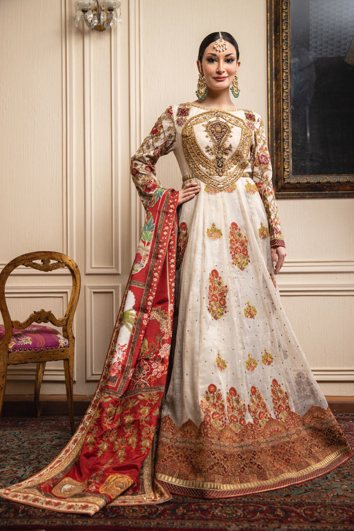 Shamaeel - White Lavish - Khaadi Net