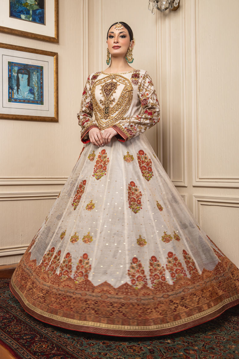 Shamaeel - White Lavish - Khaadi Net