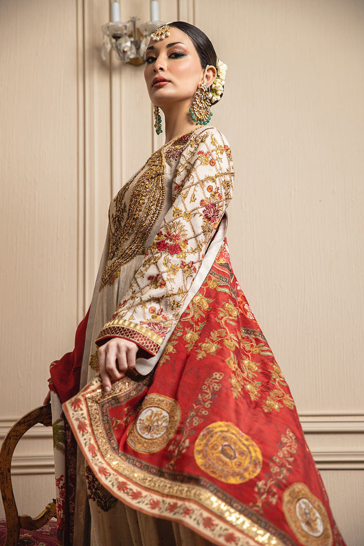 Shamaeel - White Lavish - Khaadi Net