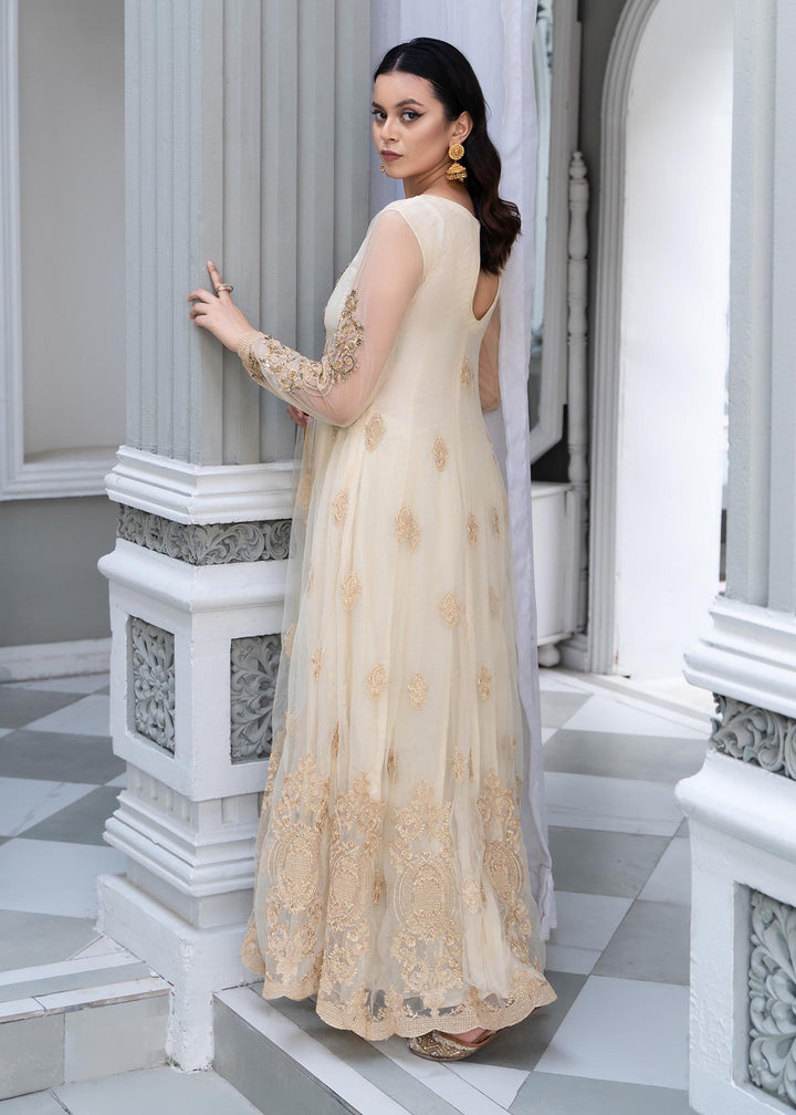 Laleen Zora Pishwas Ivory 3 Piece